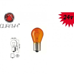 Лампа стоп-поворот Orange 24V 21W BA15s янтарна А24-21-3 Діалуч