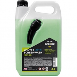 Омыватель стекла зимний Brexol BRX049 SCREENWASH Lemon -27°С 4 л