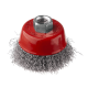 Щетка чашечная 65 мм М14 для УШМ Intertool BT-1065