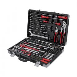 Набор инструментов 145 ед., 1/2", 1/4", Сr-V Intertool ET-7145