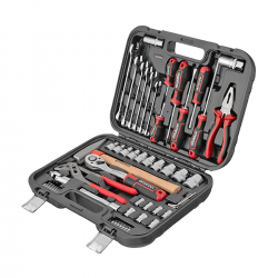 Набор инструментов 56 ед., STORM, 1/2", 1/4", Cr-V Intertool ET-8056