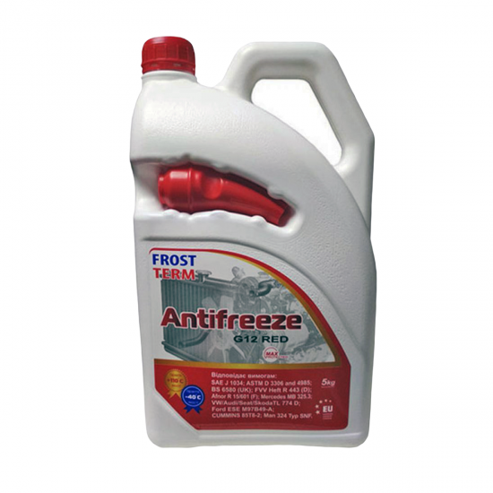 Антифриз FrostTerm Antifreeze G12 Red 5кг