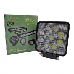 Фара робоча JFD-1039 27W/30 (9x3W/вузький промінь, квадратний корпус) 1890 lm LED 55мм Фара робоча JFD-1039 27W/30 (9x3W/вузький промінь, квадратний корпус) 1890 lm LED 55мм