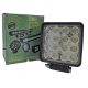 Фара робоча JFD-1052 48W/60 (16x3W/широкий промінь, квадратний корпус) 3120 lm LED 57мм