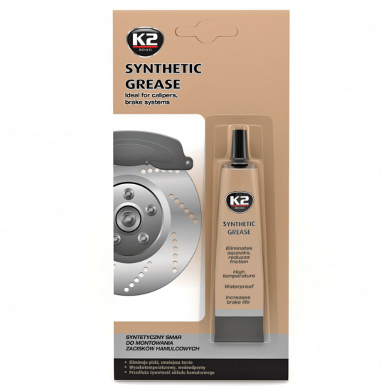 Мастило гальмівних супортів K2 B405 BOND SYNTHETIC GREASE 18 мл K20012 Мастило гальмівних супортів K2 B405 BOND SYNTHETIC GREASE 18 мл K20012