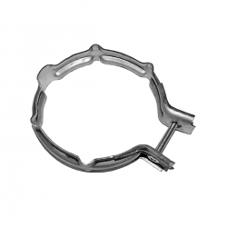 Хомут трубы глушителя d=140 мм, h=18 мм VOLVO FH12/16, FL10/12 рифленный 01.0828.1841