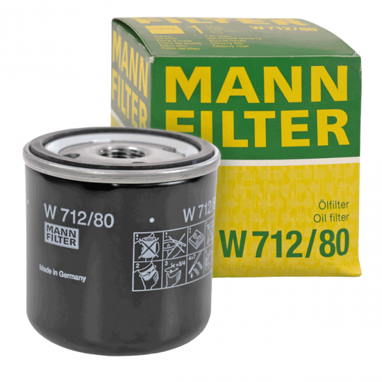 Фільтр масляний Mann-Filter W712/80