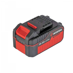 Акумулятор 20В Li-ion 4.0 Ач індикатор рівня заряду Intertool WT-0341