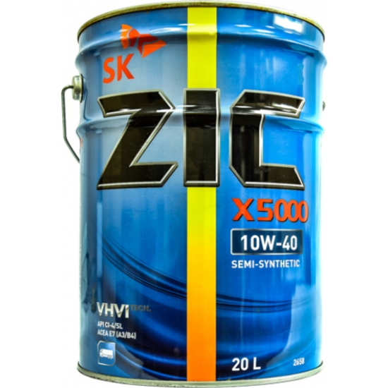Масло моторное ZIC X5000 10W-40 20 л