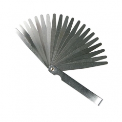 Щуп для вимірювання зазорів 0.05-1.0 мм 20 шт Intertool AT-0002